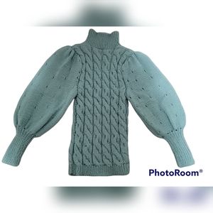 Handmade sweater with beautiful patterns